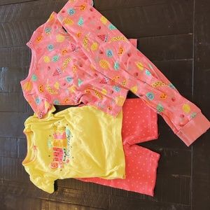4 Piece Pajama Set